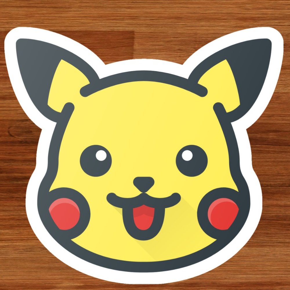 Pikachu Vinyl sticker/BUNDLE 5 Stickers FOR 10% OFF